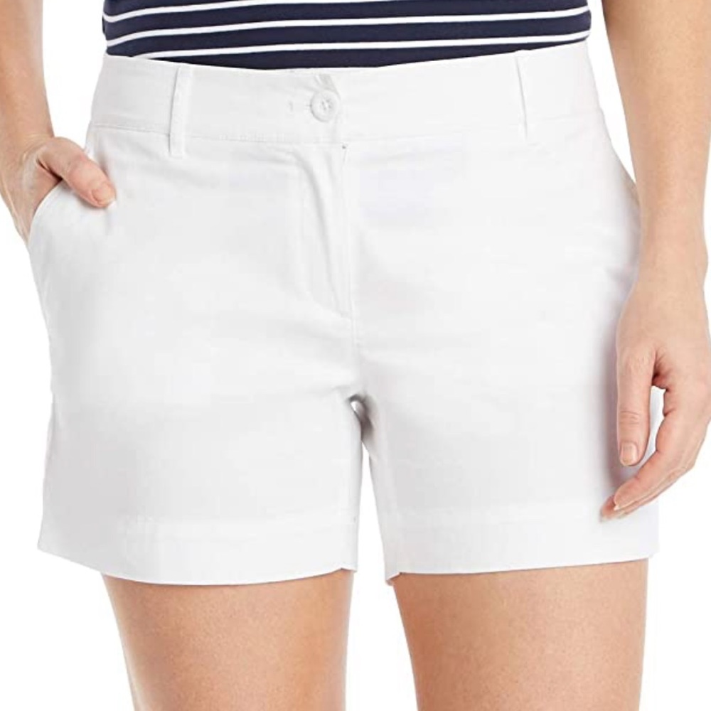 Nautica Women's Comfort Tailored Stretch Cotton Solid & Novelty Short size 2 (e)